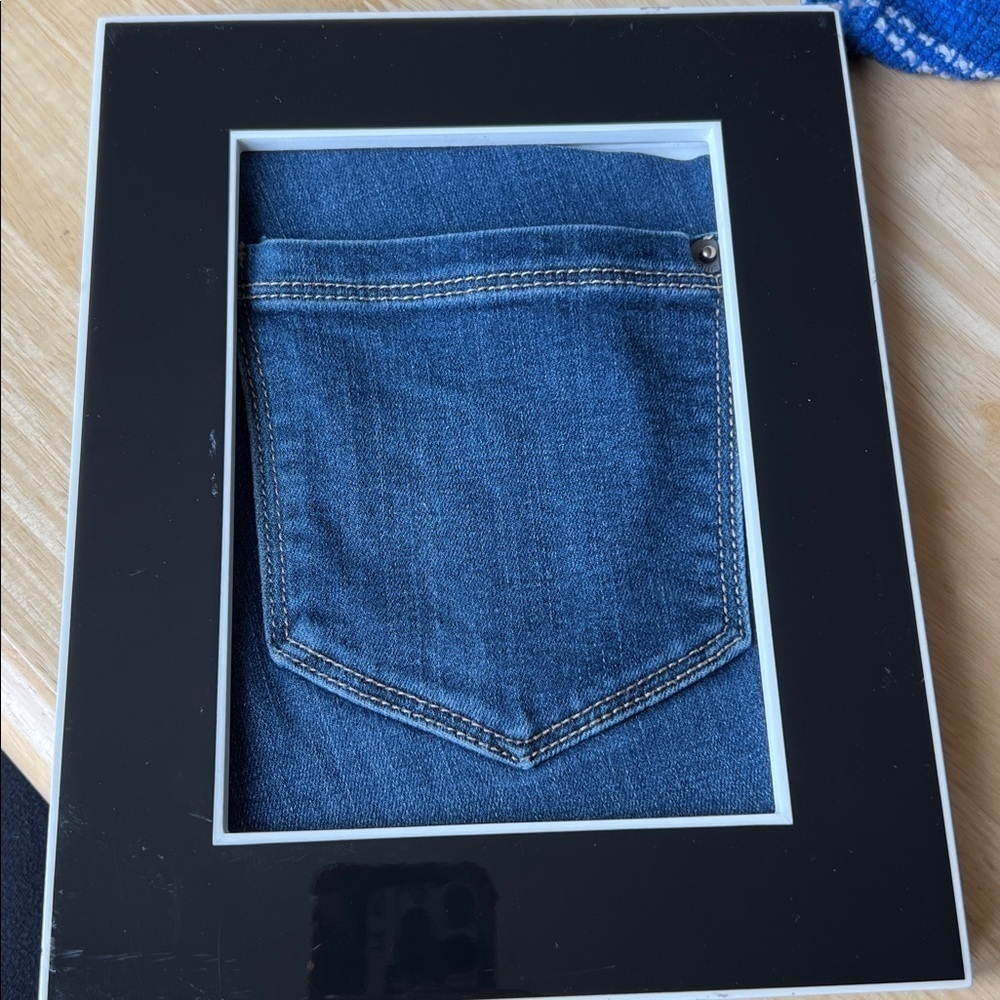 Denim Framed Sunglasses/key Pocket - Picture 2 of 4